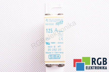 SAUGIKLIS 2028220 SIBA ULTRA RAPID NH000 125A, 690V, 200KA