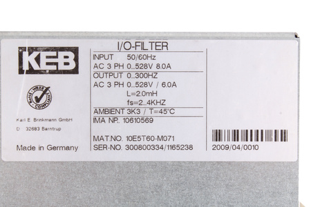 10E5T60-M071 KEB FILTRAS