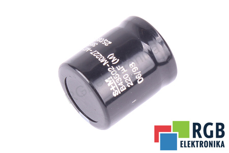 KONDENSATORIUS B43502-M0227-M7 S+M 220UF, 385V
