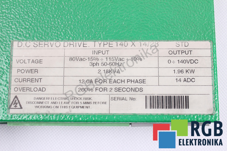 140X14/28 CONTROL TECHNIQUES MIDI MAESTRO