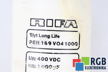 KONDENSATORIUS PEH169VO4100Q RIFA 1000UF, 400V