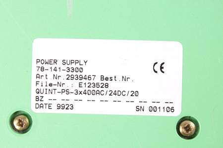 PS-3X400AC/24DC/20 PHOENIX CONTACT