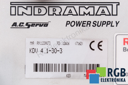 KDV4.1-30-3 INDRAMAT POWER SUPPLY R911239073