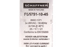 FS5751-10-45 SCHAFFNER FILTRAS