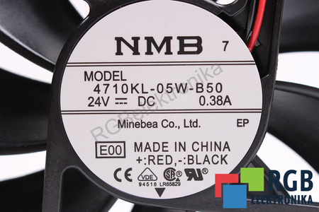 4710KL-05W-B50 MINEBEA NMB 119X119X25MM, 24V VENTILIATORIUS