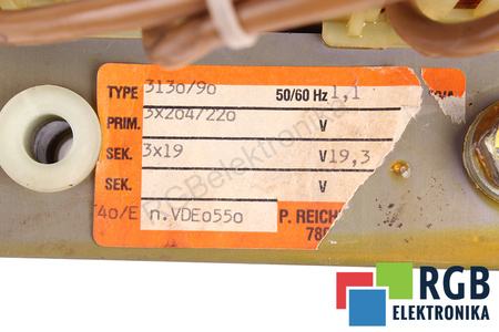 3130/90 REICHENBACH TRANSFORMATORIUS