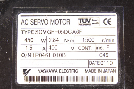 SGMGH-05DCA6F YASKAWA