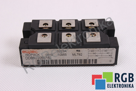 DDB6U205N EUPEC ISOPACK 205A, 1600V