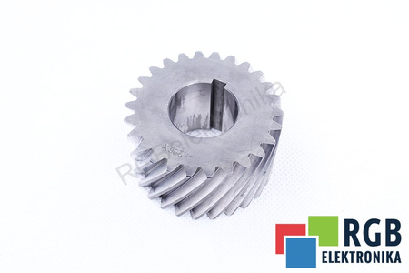 ĮSTRIŽŲ DANTŲ KRUMPLIARATIS 65X57MM DIRŽAS 36MM VELENAS 28MM RAKTASĖS LIZDAS 6X2MM Z=26