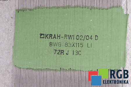 ATSPARUMAS 72 OHM KRAH-RWI 72OHM ATSPARUMAS