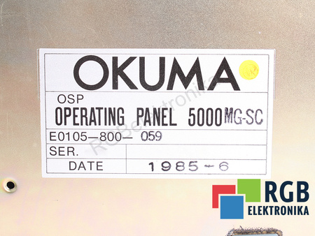 E0105-800-059 OKUMA 5000MG-SC