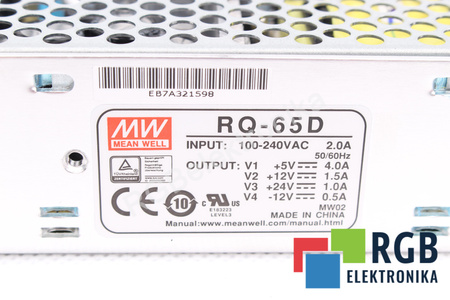RQ-65D MEAN WELL MAITINIMO
