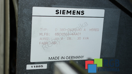6SC6504-4AA01 SIEMENS D380-430/40 SIMODRIVE 650