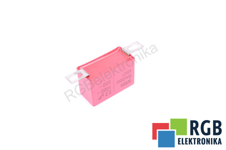 KONDENSATORIUS 2.2UF 1000V WIMA 600VAC KONDENSATORIUS