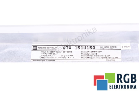 ATV151U15Q TELEMECANIQUE ALTIVAR 5