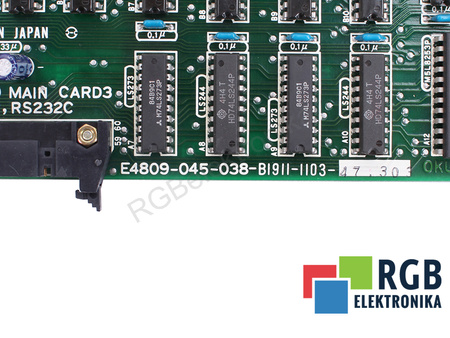 E4809-045-038-B OKUMA OPUS 5000 MAIN CARD 3 RS232C