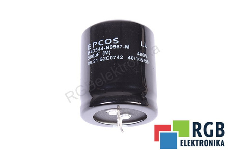 KONDENSATORIUS B43544-B9567-M EPCOS 560UF, 400V