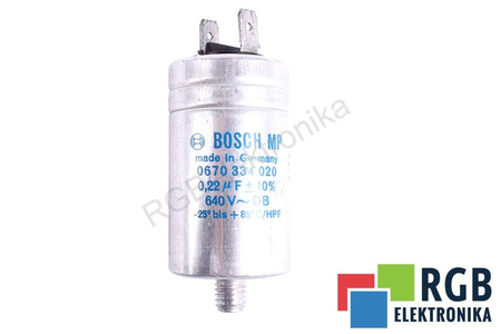 KONDENSATORIUS 670334020 BOSCH 0.22UF, 640V