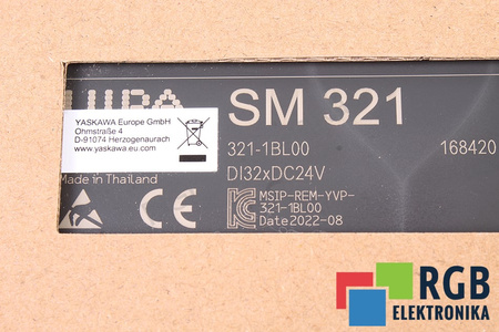 321-1BL00 YASKAWA VIPA SM321 ANALOGAS 6ES7321-1BL00-0AA0