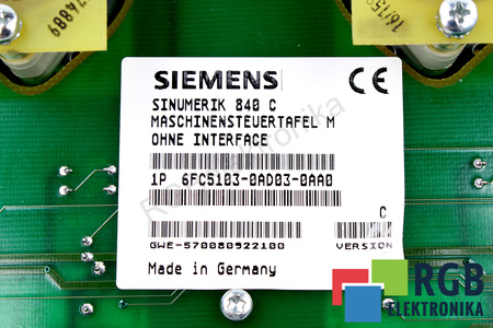 6FC5103-0AD03-0AA0 SIEMENS VER.C SINUMERIK 840C/840CE KLAVIATŪRA