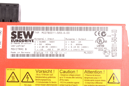 MC07B0011-5A3-4-00 SEW EURODRIVE
