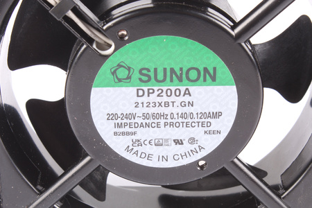 DP200A2123XBT.GN SUNON 120X120X38MM, 230V VENTILIATORIUS