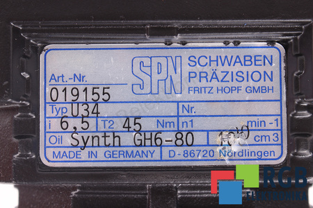 U34 SPN ART.NR. 01955 PAVARA