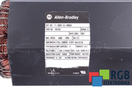 F-4050-Q-H00AA ALLEN BRADLEY STATORIAUS