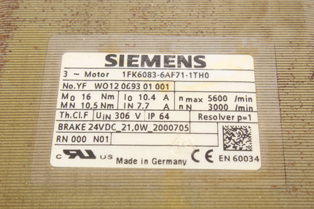 1FK6083-6AF71-1TH0 SIEMENS