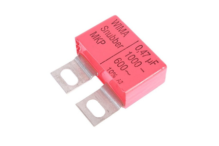 KONDENSATORIUS 0.47UF 1000VDC 600VAC WIMA KONDENSATORIUS