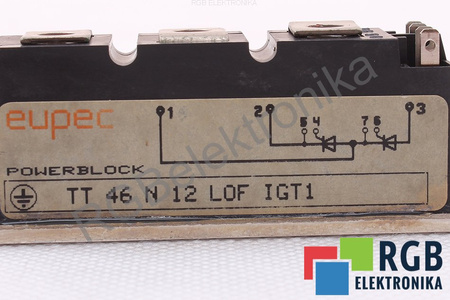 TT46N12LOFI EUPEC POWERBLOCK 46A, 1200V