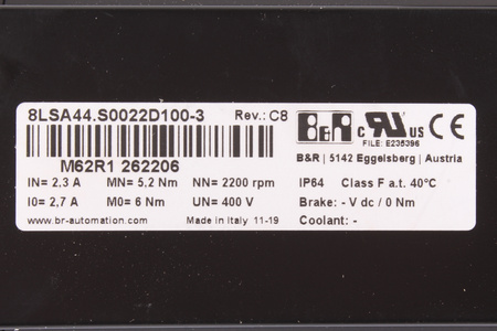 8LSA44.S0022D100-3 B&R AUTOMATION