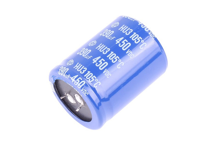 KONDENSATORIUS 390UF 450VDC HITACHI