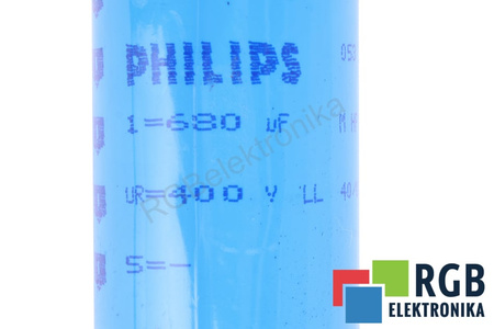 KONDENSATORIUS 680UF 400V PHILIPS KONDENSATORIUS
