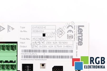 EVF8202-E LENZE ID.-NO. 00384004