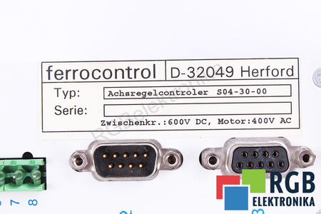 S04-30-00 FERROCONTROL ACHSREGELCONTROLLER