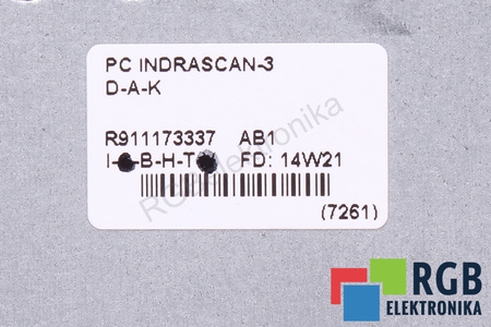 PC INDRASCAN-3 REXROTH R911173337 INDRACONTROL V
