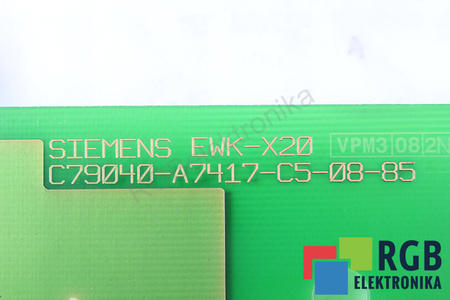 C79040-A7417-C5-08-85 SIEMENS EWK-X20 C79040-A7417-C5-08-86