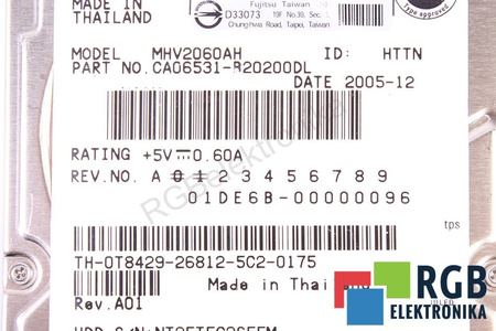 MHV2060AH FUJITSU 60GB