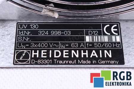 UV130 HEIDENHAIN ID.NR.324998-03