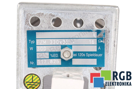 FZM330X35 16 OHM, 0.3KW STABDYMO VARŽA