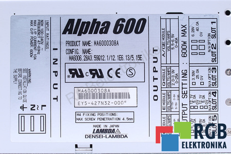 MA6000308A GE YOKOGAWA MEDICAL SYSTEMS ALPHA600 SKIRTAS LOGIQ7 GE