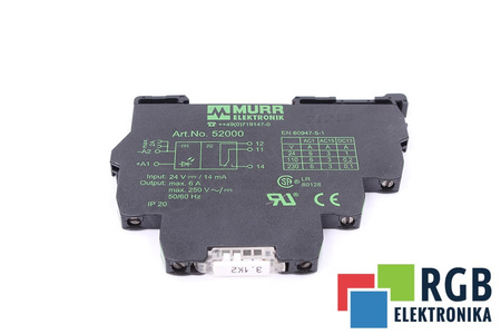 ART.NO. 52000 MURR ELEKTRONIK ESTAFETĖ