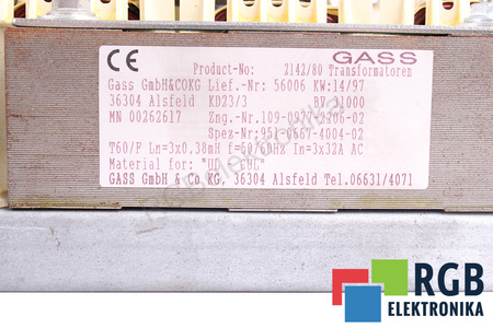 2142/80 GASS DROSELINĖ SKLENDĖ