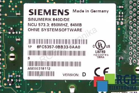 6FC5357-0BB33-0AA0 SIEMENS SINUMERIK 840D/DE NCU573.3 DALIMS