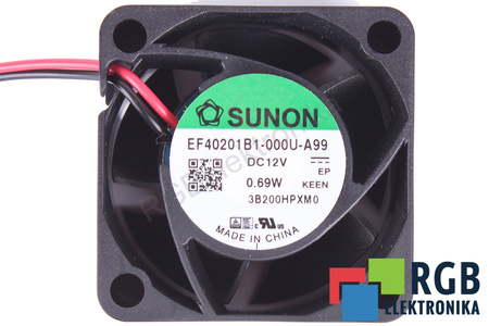 EF40201B1-000U-A99 SUNON EF40201B1-A99 40X40X20MM, 12V VENTILIATORIUS