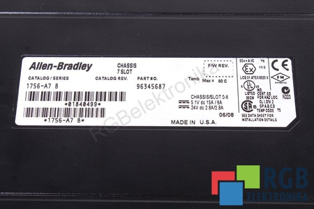 1756-A7 ALLEN BRADLEY 7 SLOT TINKLELIS
