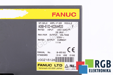 A06B-6102-H226#H520 FANUC SPINDLE AMPLIFIER MODULE