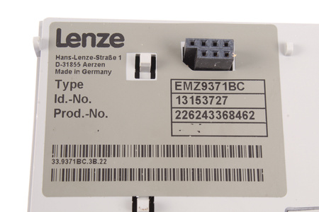 EMZ9371BC LENZE ID.-NO.13153727 VALDYMO IR VALDYMO PULTAS