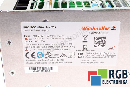 1469510000 WEIDMULLER PRO ECO